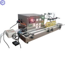 Máy Chiết Rót 6 Vòi Tự Động Mini 3000BPH 7 Máy chiết rót 6 vòi tự động mini 3000BPH