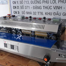 Máy hàn miệng túi FRM-980 có Indate