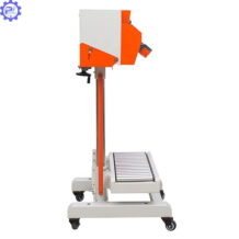 máy hàn miệng túi khí nén băng tải con lăn