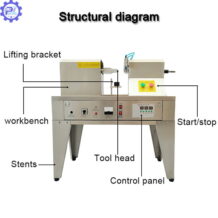 Máy Hàn Tuýp Nhựa Bán Tự Động 7 may han tuyp nhua ban tu dong thao tac de dang