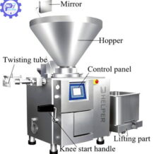 Máy Đùn Xúc Xích Cải Tiến Chân Không 10 cau tao may dun xuc xich chan khong don gian su dung de dang