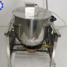 Máy Làm Bắp Rang Bơ Công Nghiệp Bằng Điện Có Giá Đổ 9 dung tich noi chua lon nang cao nang suat lam viec