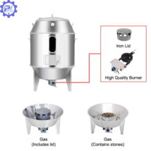 Lò quay gà vịt có kính 90cm