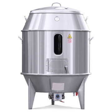 Lò Quay Gà Vịt Có Kính 80Cm