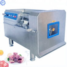 máy thái thịt hạt lựu tự động