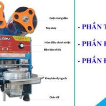 Máy Dán Miệng Cốc ET-A9 Tự Động 7 Máy dán miệng cốc ET-A9 tự động