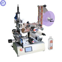 Máy Dán Nhãn Decal Có Indate Chai Vuông Đa Diện 4 may dan nhan 2