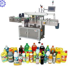 Máy Dán Nhãn Decal Chai Vuông Hai Mặt Tự Động 8 Máy dán nhãn decal chai vuông hai mặt tự động