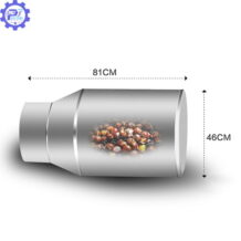 Máy Rang Hạt XL-25R Dùng Gas 9 noi chua lam nong truc tiep tranh that thoat nhiet