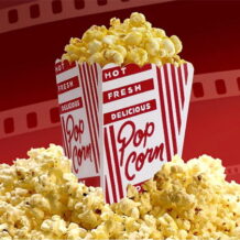 Máy Làm Bắp Rang Bơ 3 Khay Có Tủ Kính 11 thanh pham gion thom dam bao ve sinh