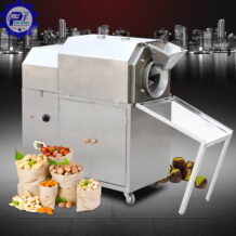 Máy Rang Hạt XL-25R Dùng Gas 8 thanh pham thu duoc chat luong tot