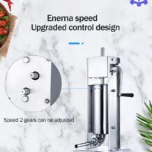 Máy Đùn Xúc Xích Quay Tay 5 Lít 10 thiet ke may lam xuc xich thu cong bang inox ben chac