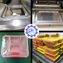 Máy Dán Hộp Vuông Thực Phẩm Tự Động Loại 1 Hộp 9 Cac san pham duoc dan chac chan dep mat