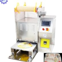 Máy Dán Hộp Vuông Thực Phẩm Tự Động Loại 1 Hộp 8 May dan hop vuong thuc pham tu dongloai 1 hop uu viet ve chat luong