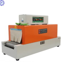 Máy co màng băng tải dạng lưới 400x200