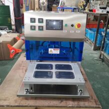 Máy Dán Miệng Hộp Thực Phẩm 8 may dan mieng hop thuc pham de dang ve sinh