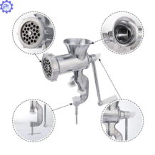 Máy Xay Thịt Quay Tay 8 may xay thit quay tay lam tu chat lieu thep khong gi