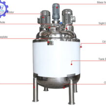 Bồn Nấu Gia Nhiệt 200L 12 cau tao may 3 lop inox ben chac