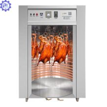 lo quay ga vit cong nghiep ho tro nuong nhanh tiet kiem nhan cong