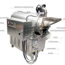 Máy Rang Hạt CY-550 Dùng Điện INOX 9 thiet ke may chong that thoat nhiet tiet kiem dien toi uu