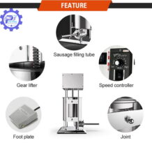 Máy Đùn Xúc Xích Dùng Điện 20 Lít 9 thiet ke may dun xuc xich de van hanh