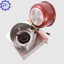 Máy Làm Bắp Rang Bơ Dùng Gas Quay Tay 9 chat lieu noi bang inox day dan giu nhiet tot