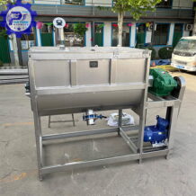 Máy trộn bột nằm ngang xả đáy