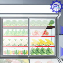 Tủ Trưng Bày Thực Phẩm DC-1200H 9 be mat kinh cuong luc tronguot de quan sat