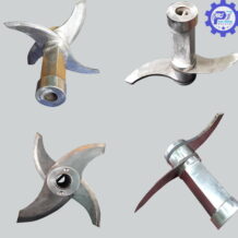 Máy Xay Giò Chả 25kg Có Biến Tần 10 luoi dao 4 canh