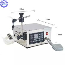 Máy Chiết Rót 1 Vòi Dạng Lỏng 2-350ml 500A 8 may chiet rot 1 voi dang long 2 350ml 500A so huu ket cau nho gon phu hop de lap dat trong nhieu khong gian khac nhau