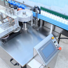 Máy Dán Nhãn Chai Tròn Hồ Keo Tự Động 17 máy dán nhãn chai tròn hồ keo tự động