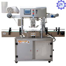 máy seal màng nhôm mâm xoay