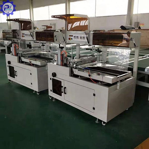 Máy cắt dán màng co tự động 1 máy cắt dán màng co