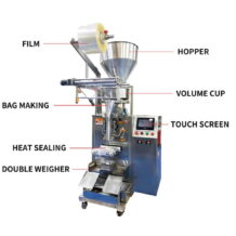 Máy đóng gói túi hạt hút ẩm chống ẩm