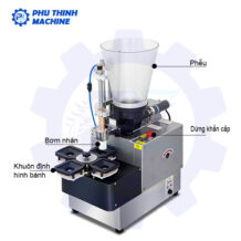 Máy làm hoành thánh bán tự động Phú Thịnh