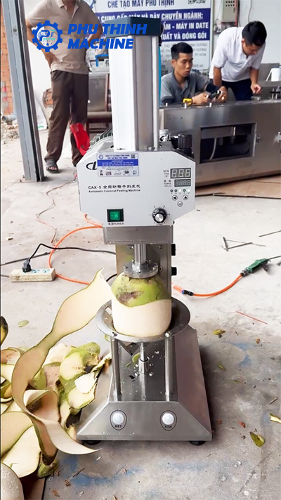 Máy Gọt Vỏ Dừa Tươi Xanh Giá Rẻ 13 Máy Gọt Dừa Xanh Dừa Tươi Phú Thịnh Giá Rẻ