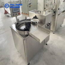 Bàn thu chai trong dây chuyền chiết rót vắc xin