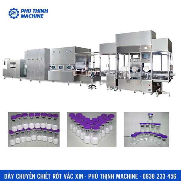 Dây chuyền chiết rót vắc xin tự động từ A tới Z