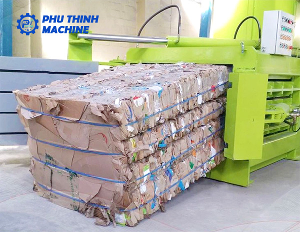 Máy Ép Giấy Phế Liệu Giá Tốt 11 Máy ép giấy phế liệu giá rẻ dạng ngang công suất lớn