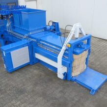 Máy ép giấy phế liệu giá rẻ dạng ngang