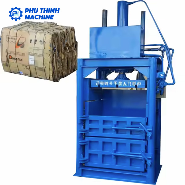 Máy Ép Giấy Phế Liệu Giá Tốt 8 Máy ép giấy phế liệu giá rẻ dạng đứng