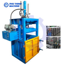 Máy ép vỏ lon bia phế liệu nhanh gọn nhẹ