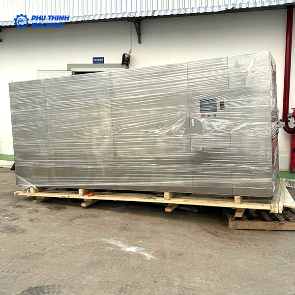 Máy triệt trùng chai lọ trong dây chuyền chiết rót vắc xin