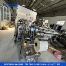 Máy đóng gói trà túi lọc 2 lớp gia công túi tam giác