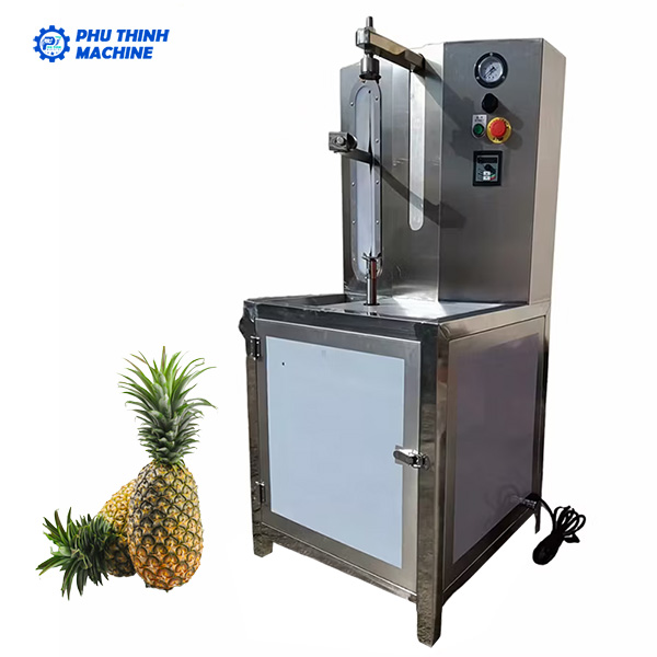 Máy gọt vỏ thơm khóm dứa 8 Máy gọt vỏ thơm khóm dứa giá rẻ nhập khẩu loại một đầu gọt