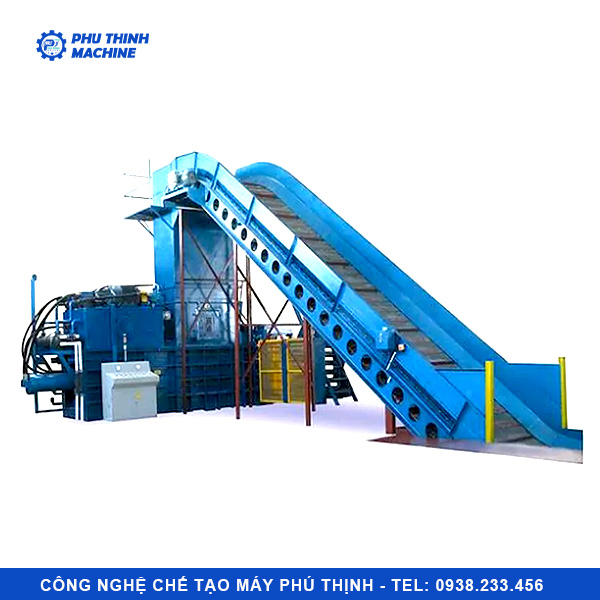 Dây chuyền máy ép phế liệu - Ép kiện rơm chắc đẹp thẩm mỹ