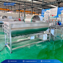 Máy trần nông sản gia nhiệt bằng hơi nước