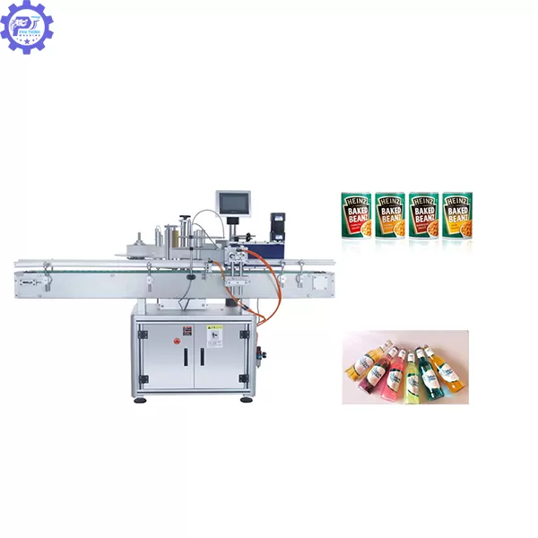 Dây Chuyền Sản Xuất Nước Uống Đóng Chai 24-24-8 22 Máy dán nhãn hai mặt bán tự động