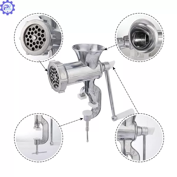 Máy Xay Thịt Quay Tay 11 may xay thit quay tay lam tu chat lieu thep khong gi