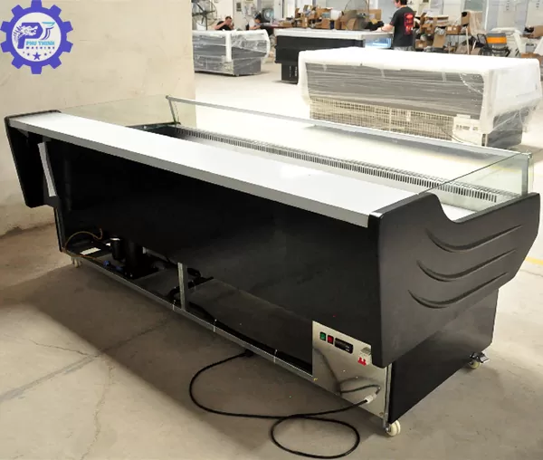 Tủ Thịt Tươi Màn Kéo Không Cửa 2M XF-2 13 tu lam lanh bang quat gio han che dong tuyet